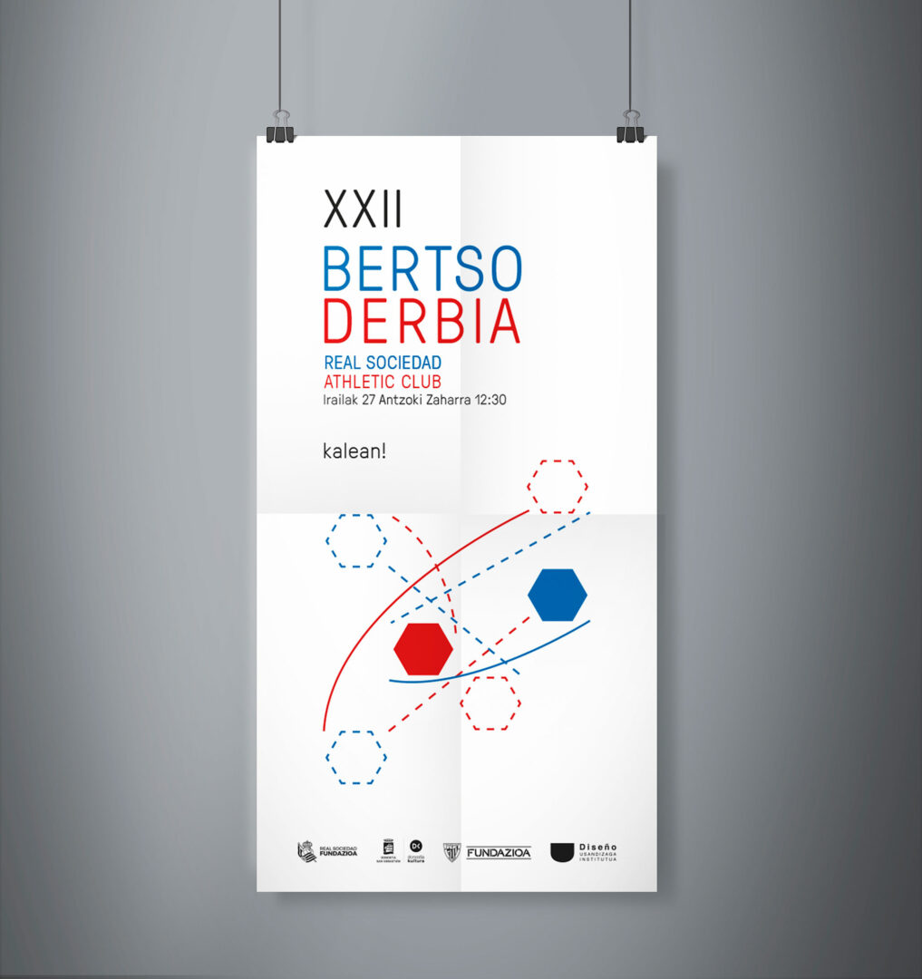 Diseño cartel Bertso Derbia edición 22