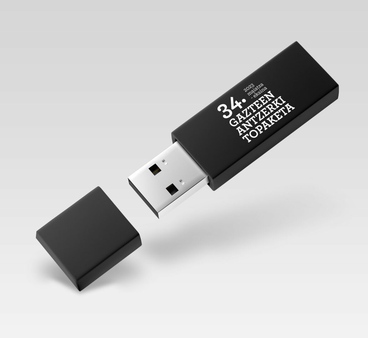 Diseño pendrive Gazteen Antzerki Topaketa edición 34