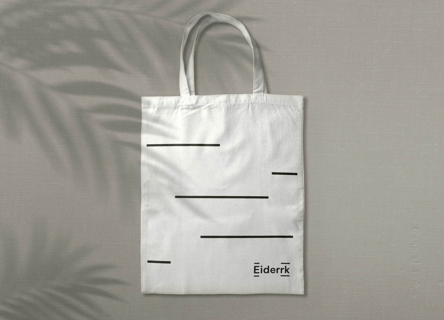 Diseño tote-bag identidad visual Eiderrk