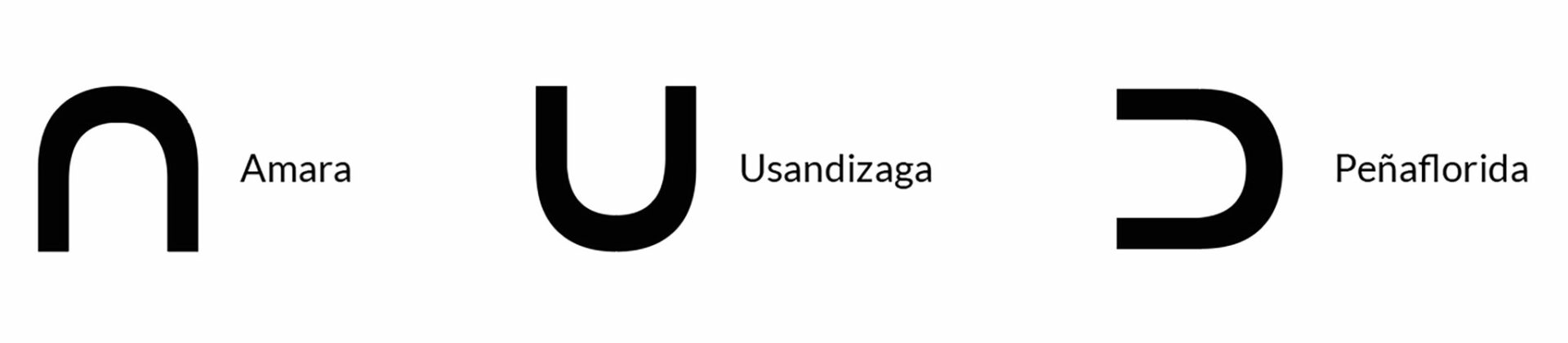 Diseño iconos identidad visual IES Usandizga Peñaflorida Amara BHI